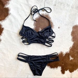 Victoria’s Secret Sexy Strappy Bustier Bikini